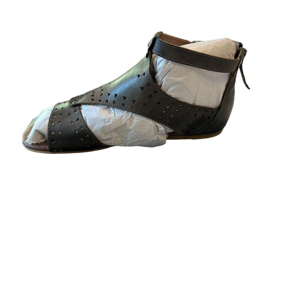 NIB ROAN by Bed Stu Kit Cutout Bosco Grey Gladiator Sandals Leather Size 7.5 - Picture 9 of 9